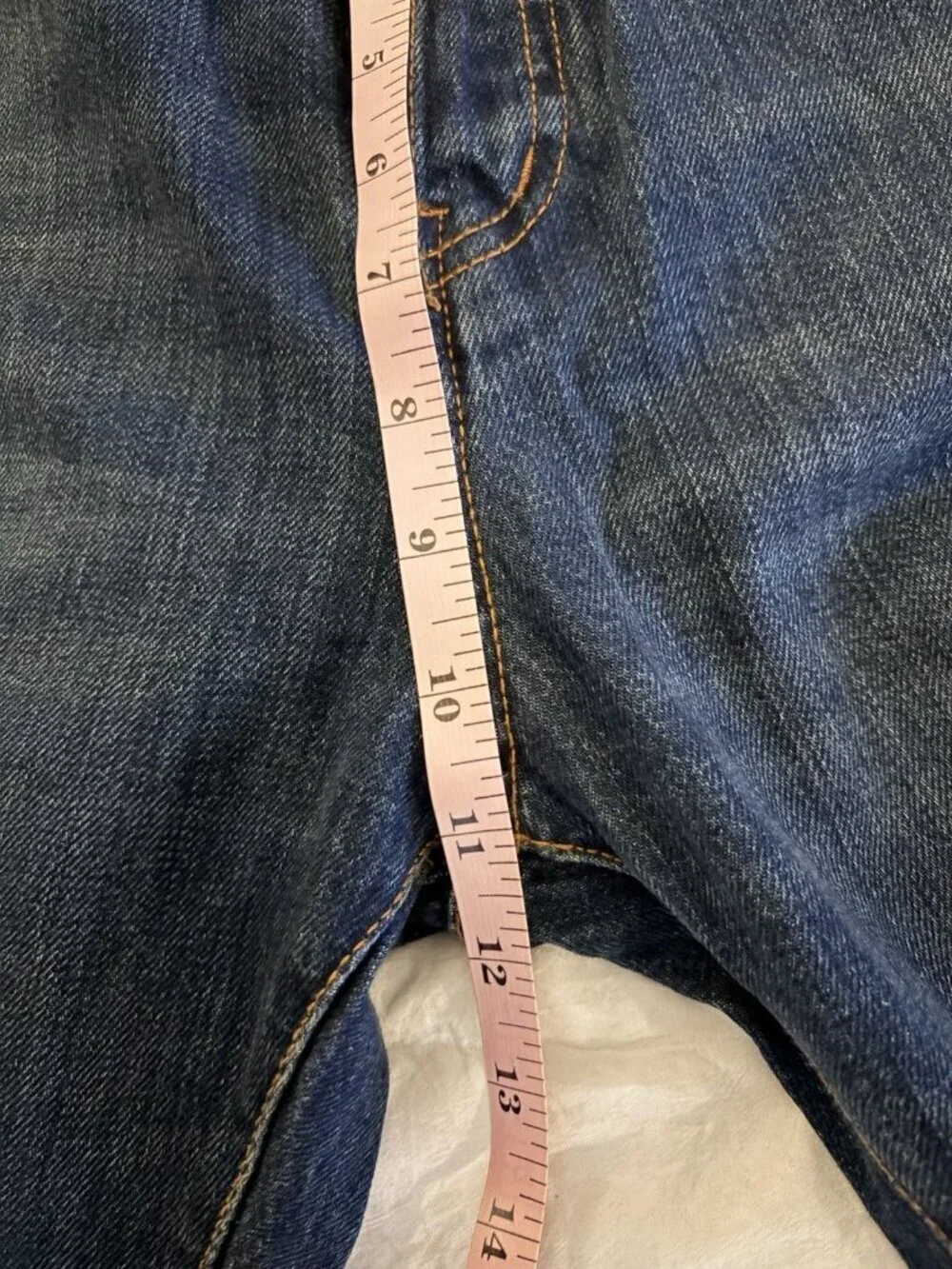 Sezane Button Fly High Waist Raw Hem Women’s Blue Jeans Denim Size 32 NWT